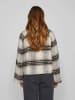 Vila Hemdjacke in Beige/ Schwarz/ Grau