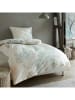 Ibena Flanellen beddengoedset "Porticello" wit/grijs