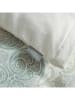 Ibena Flanellen beddengoedset "Porticello" wit/grijs