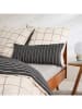 Ibena Satijnen beddengoedset grijs/beige