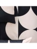 Ibena Satin-Bettwäsche-Set in Weiß/ Schwarz