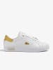 Lacoste Sneakers "Powercourt 12.0 23 2 Sfa" wit/goudkleurig