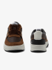 Lacoste Leder-Sneakers "L001 223 2 Sma" in Braun/ Schwarz