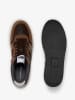 Lacoste Leder-Sneakers "L001 223 2 Sma" in Braun/ Schwarz