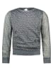 B.Nosy Bluse in Dunkelblau/ Grau