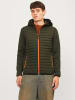 Jack & Jones Softshelljacke in Dunkelgrün/ Orange