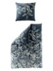 Bierbaum Satijnen beddengoedset "Bierbaum" donkerblauw