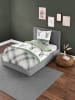 Bierbaum Biber beddengoedset wit/grijs/groen