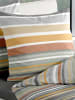 Bierbaum Biber beddengoedset grijs/oranje