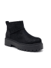 Foreverfolie Ankle-Boots in Schwarz
