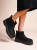 Foreverfolie Enkelboots zwart