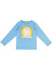 Småfolk Longsleeve in Blau/ Gelb
