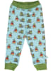 Småfolk Sweatbroek lichtblauw/groen