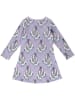 Småfolk Kleid in Lila/ Weiß