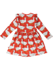 Småfolk Kleid in Rot/ Weiß