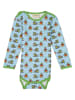 Småfolk Romper lichtblauw/groen
