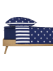 Schiesser Topper hoeslaken "Flexi" donkerblauw