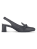 Gabor Leren slingpumps zwart