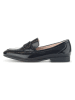 Gabor Leren mocassins zwart