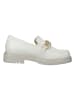 Gabor Leren mocassins wit