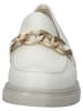 Gabor Leren mocassins wit