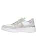 Gabor Leren sneakers wit/beige/paars