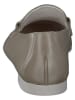 Paul Green Leder-Slipper in Khaki
