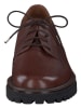 Paul Green Leder-Schnürschuhe in Braun