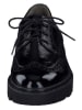 Paul Green Leder-Schnürschuhe in Schwarz
