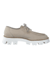 Paul Green Leren veterschoenen beige/wit