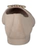 Paul Green Leder-Ballerinas  in Beige