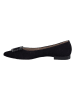 Paul Green Leder-Ballerinas  in Schwarz
