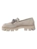 Paul Green Leder-Mokassins  in Beige