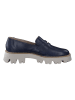 Paul Green Leder-Mokassins in Blau/ Grau