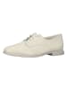 Paul Green Leder-Schnürschuhe in Creme