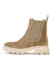 Gabor Leder-Chelsea-Boots in Khaki