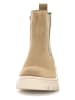 Gabor Leder-Chelsea-Boots in Khaki