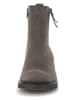 Gabor Leder-Stiefeletten in Anthrazit