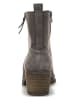 Gabor Leder-Stiefeletten in Anthrazit