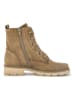 Gabor Leder-Stiefeletten in Khaki