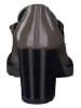 Paul Green Leder-Pumps  in Braun/ Schwarz