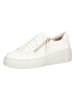 Paul Green Leder-Sneakers in Creme