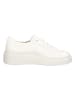 Paul Green Leder-Sneakers in Creme