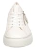 Paul Green Leder-Sneakers in Creme