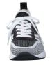 Paul Green Leder-Sneakers in Schwarz/ Weiß