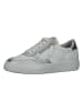 Paul Green Leder-Sneakers in Weiß/ Silber