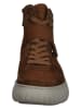 Paul Green Leder-Sneakers in Braun