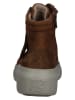 Paul Green Leder-Sneakers in Braun