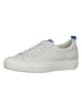 Paul Green Leder-Sneakers in Weiß/ Blau