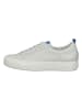 Paul Green Leder-Sneakers in Weiß/ Blau